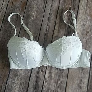 Candies White Balconette 34B Bra